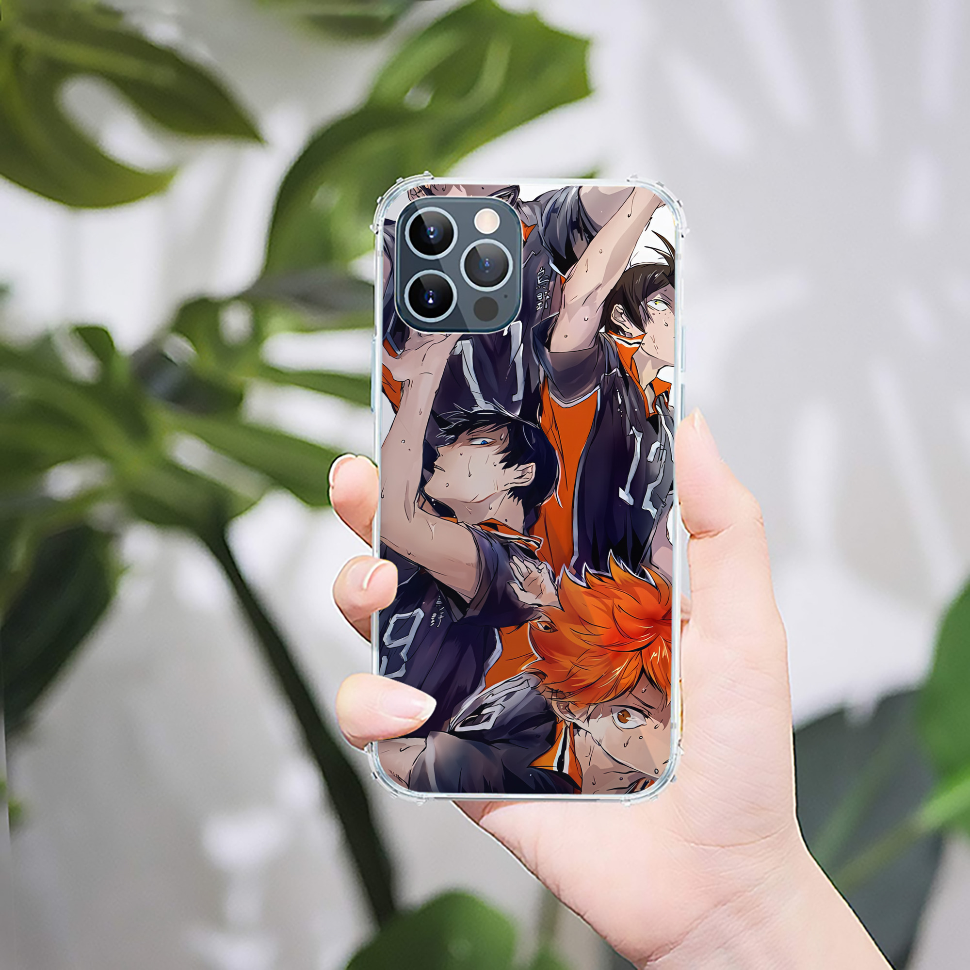 （画像用） ハイキュー!! Haikyu!! 【iPhone 12シリーズ対応】透明スマホケース（クリアソフトケース）